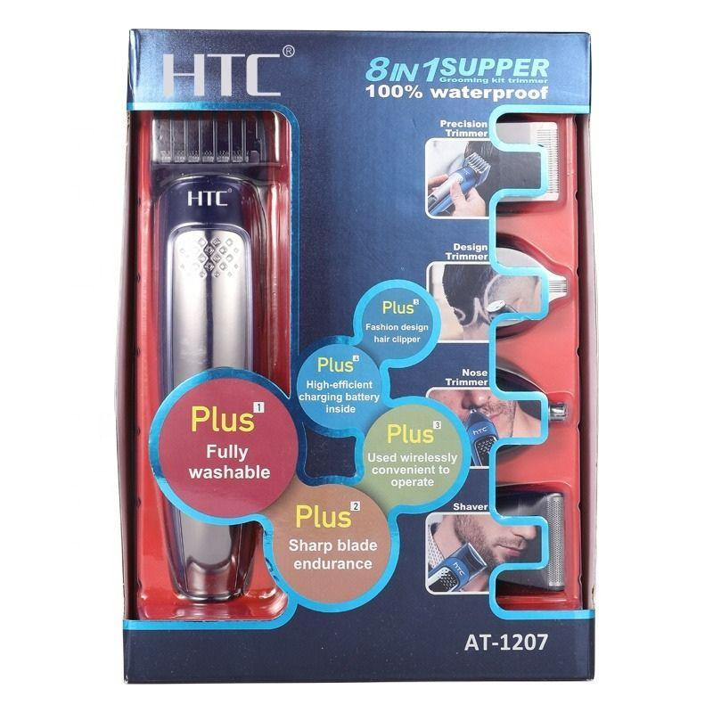 HTC Hair Clipper Beard Trimmer Electric Shaver Nose Haircut Grooming Kit Set - John Cootes