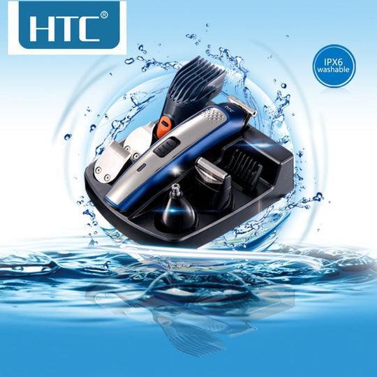 HTC Hair Clipper Beard Trimmer Electric Shaver Nose Haircut Grooming Kit Set - John Cootes