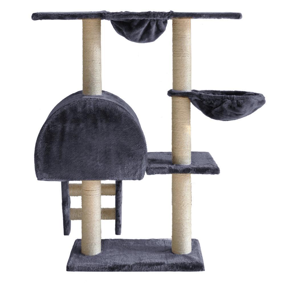 i.Pet Cat Tree 100cm Trees Scratching Post Scratcher Tower Condo House Furniture Wood Feline - John Cootes