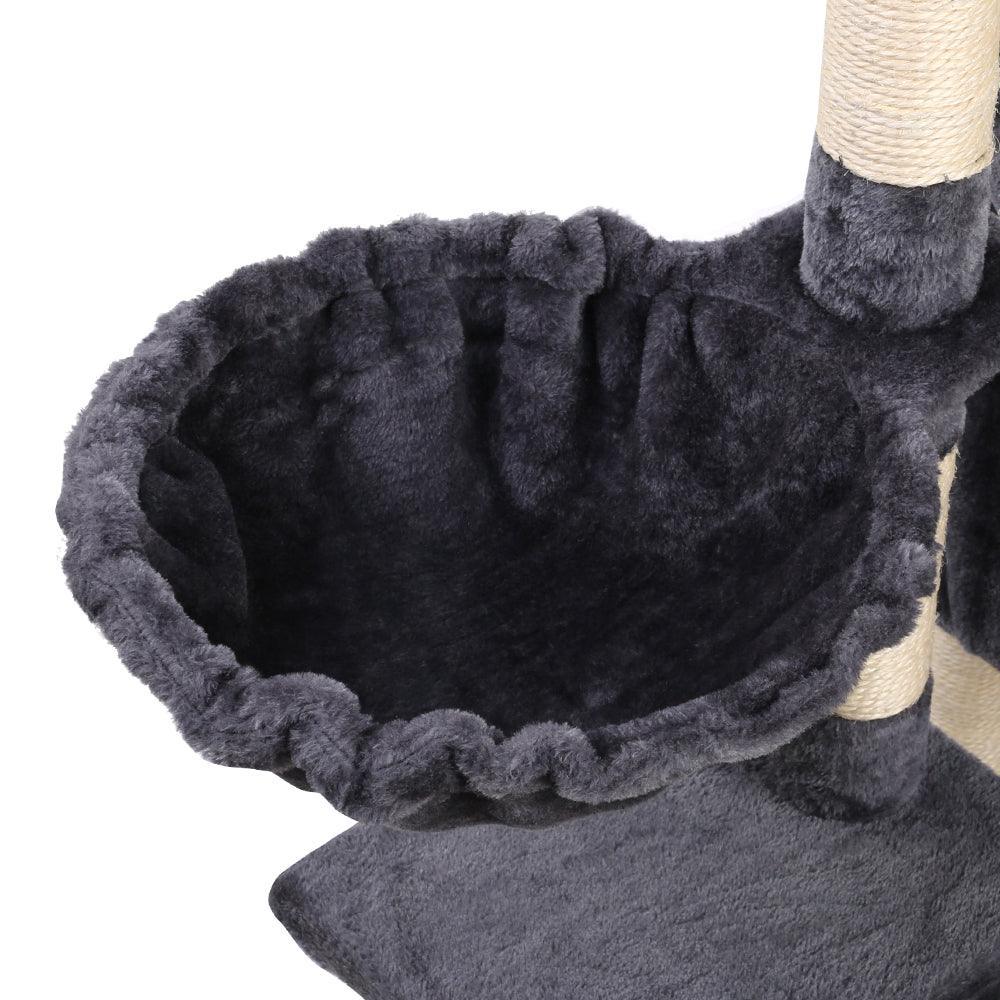 i.Pet Cat Tree 120cm Trees Scratching Post Scratcher Tower Condo House Furniture Wood Multi Level - John Cootes