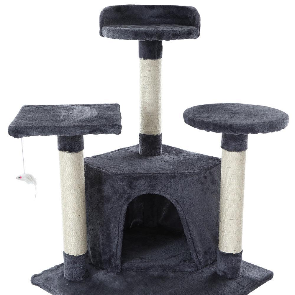 i.Pet Cat Tree 203cm Trees Scratching Post Scratcher Tower Condo House Furniture Wood - John Cootes