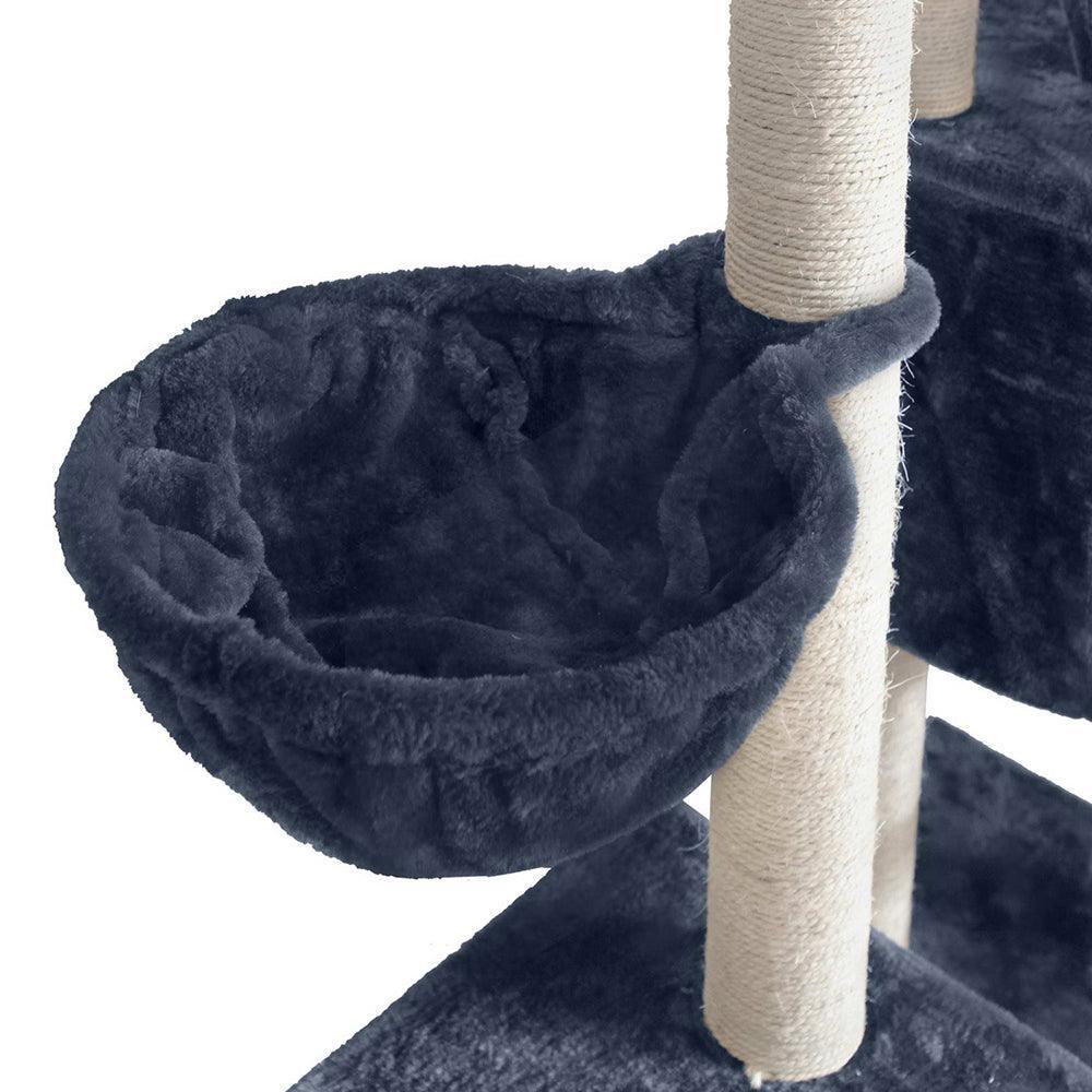 i.Pet Cat Tree 244cm Trees Scratching Post Scratcher Tower Condo House Furniture Wood - John Cootes