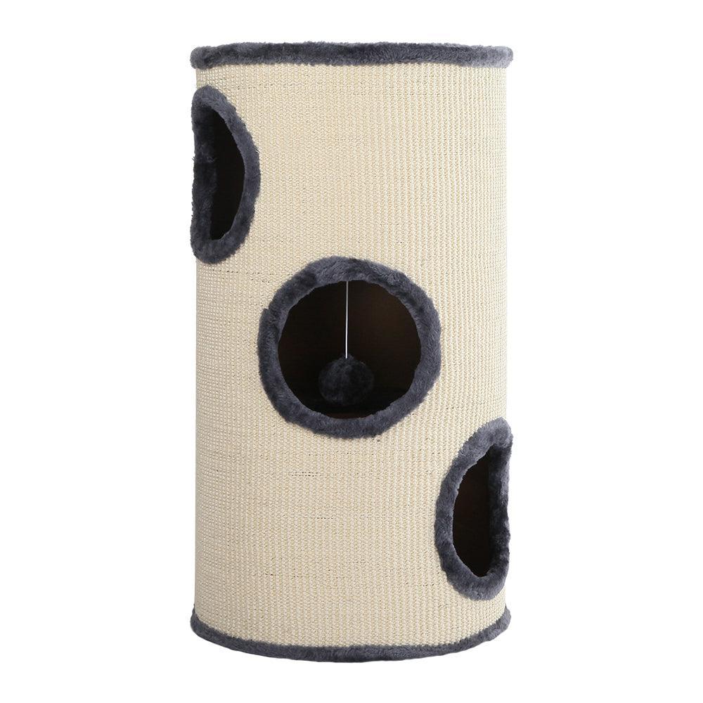 i.Pet Cat Tree 70cm Trees Scratching Post Scratcher Tower Condo House Furniture Wood - John Cootes