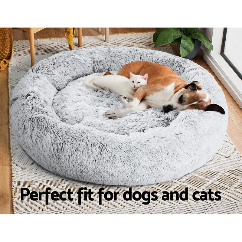 i.Pet Dog Bed Pet Bed Cat Extra Large 110cm Charcoal - John Cootes