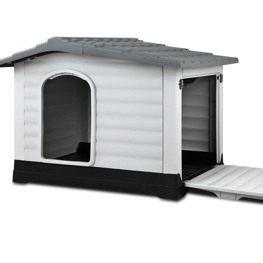 i.Pet Dog Kennel Extra Large Pet Dog House 98cm x 68.5cm x 68cm - John Cootes