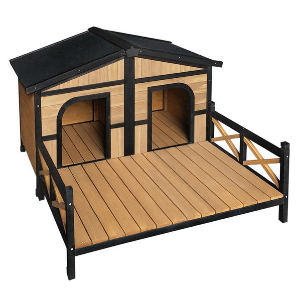 i.Pet Extra Extra Large Wooden Pet Kennel - John Cootes