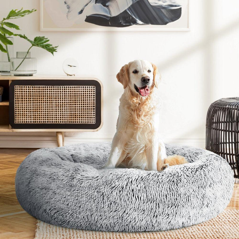 i.Pet Pet Bed Dog Bed Cat Large 90cm Charcoal - John Cootes