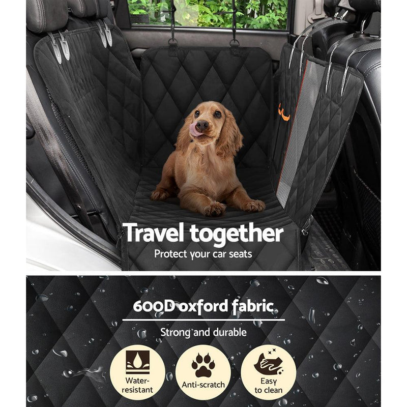 i.Pet Pet Car Seat Cover Dog Protector Hammock Back Waterproof Belt Non Slip Mat - John Cootes