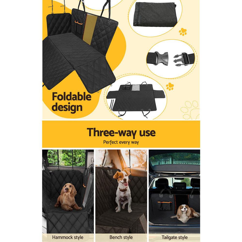 i.Pet Pet Car Seat Cover Dog Protector Hammock Back Waterproof Belt Non Slip Mat - John Cootes