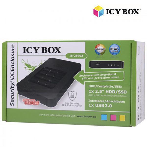 ICY BOX USB 3.0 Keypad encrypted enclosure for 2.5" SATA SSD/HDD (IB-289U3) - John Cootes