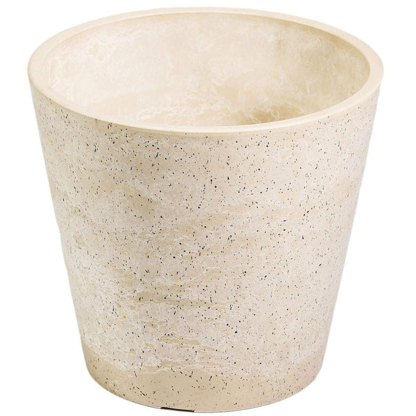 Imitation Stone (White / Cream) Pot 20cm - John Cootes