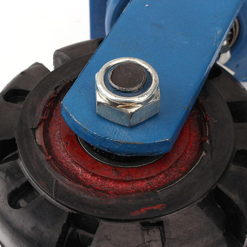 Industrial 500kg 6inch Heavy Duty Machine Solid rubber Caster Swivel Wheel - John Cootes