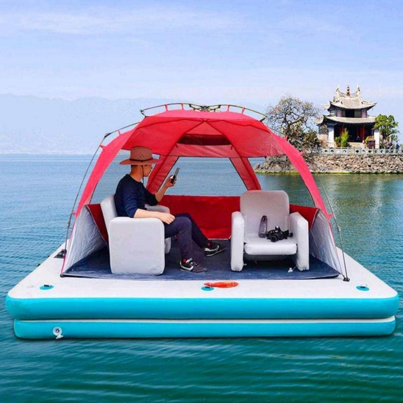 Inflatable Floating Fishing Dock Platform For Adults And Children - Plus Version - John Cootes