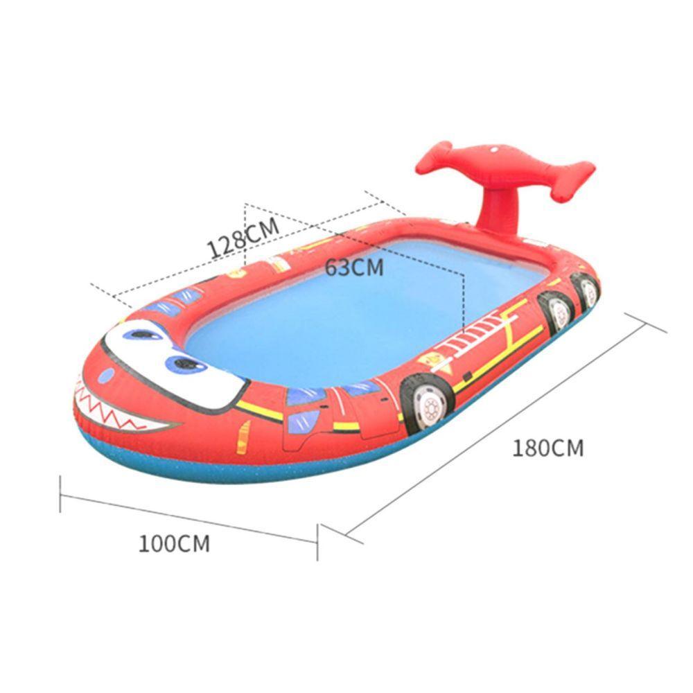 Inflatable Sprinkler Pool for Kids - Fire Engine - John Cootes