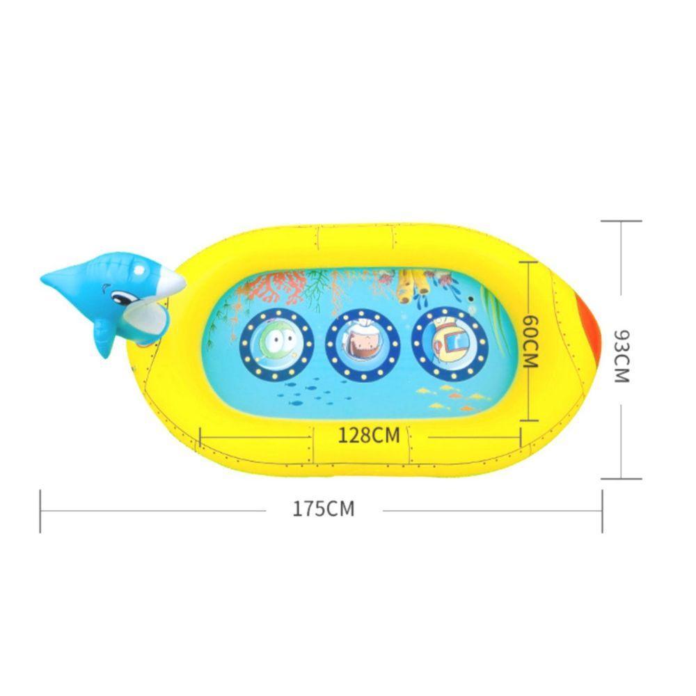Inflatable Sprinkler Pool for Kids - Submarine - John Cootes