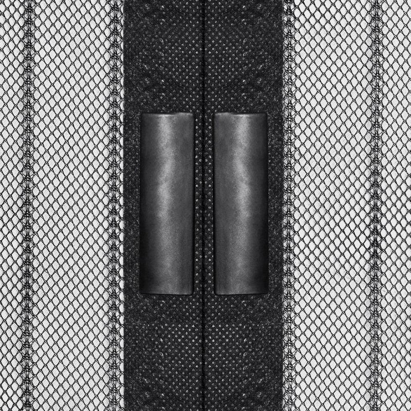 Insect Door Curtain 210 X 100 Cm 2 Pcs Magnet Black - John Cootes