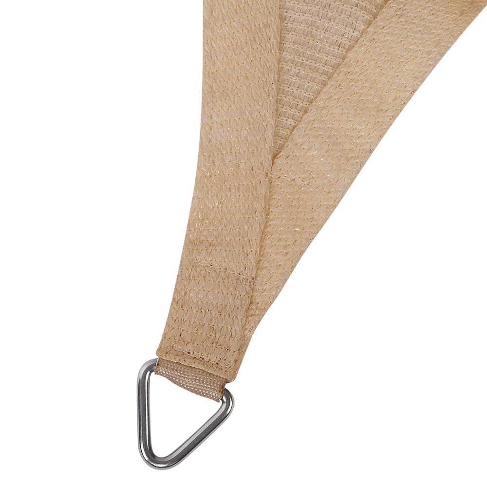 Instahut 2.5x3m Shade Sail Sun Shadecloth 280gsm Sand - John Cootes