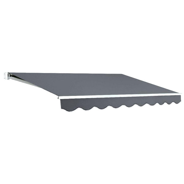 Instahut Folding Arm Awning Outdoor Awning Retractable Canopy 3Mx2.5M Grey - John Cootes