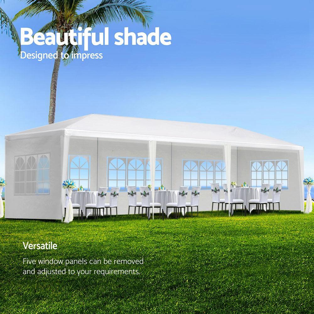 Instahut Gazebo 3x9 Outdoor Marquee Party Wedding Outdoor Tent Canopy Camping - John Cootes