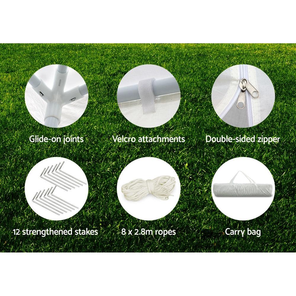 Instahut Gazebo 3x9 Outdoor Marquee Party Wedding Outdoor Tent Canopy Camping - John Cootes