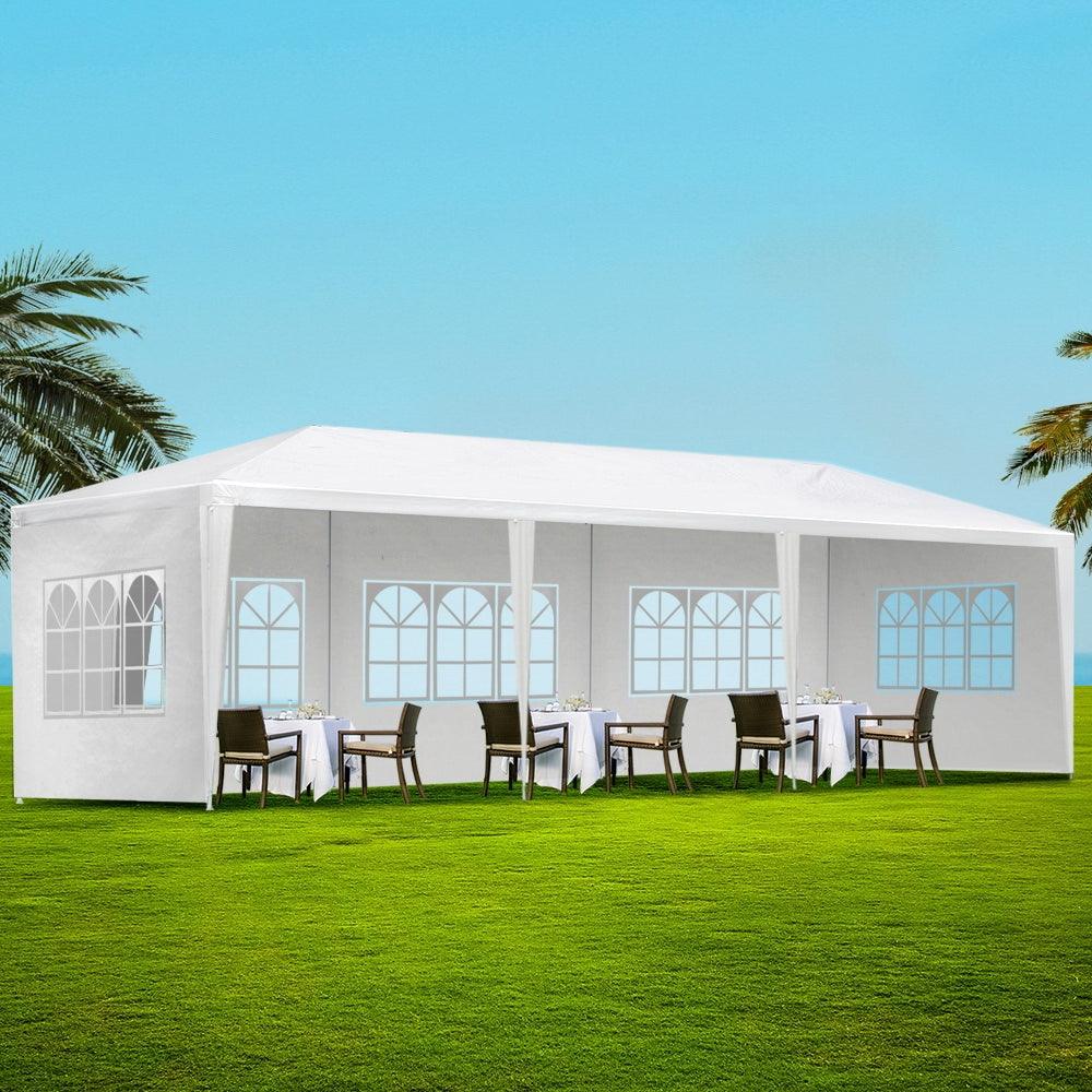 Instahut Gazebo 3x9 Outdoor Marquee Party Wedding Outdoor Tent Canopy Camping - John Cootes