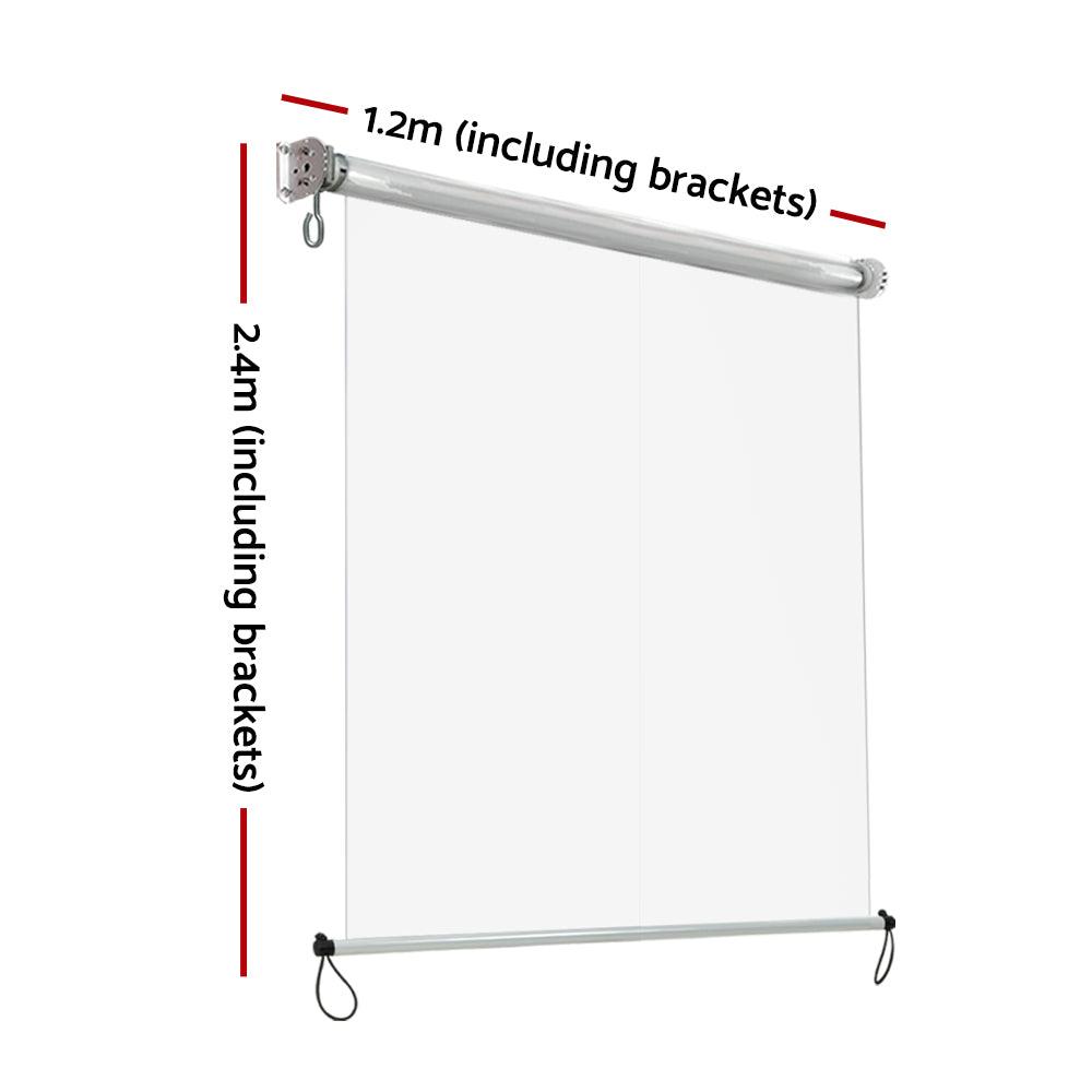 Instahut Outdoor Blind Roll Down Awning Canopy Shade Retractable Window 1.2X2.4M - John Cootes