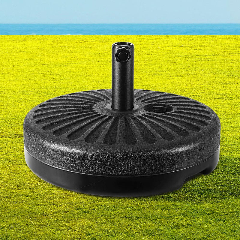 Instahut Outdoor Umbrella Base Stand Pole Pod Sand/Water Patio Cantilever Offset - John Cootes