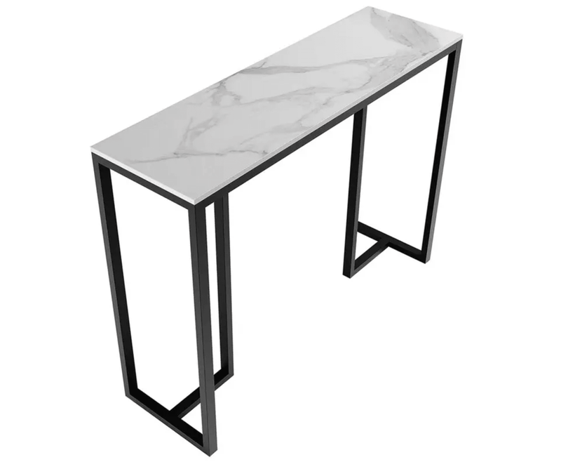 Interior Ave - Stone Marble Console - Marble & Black - John Cootes