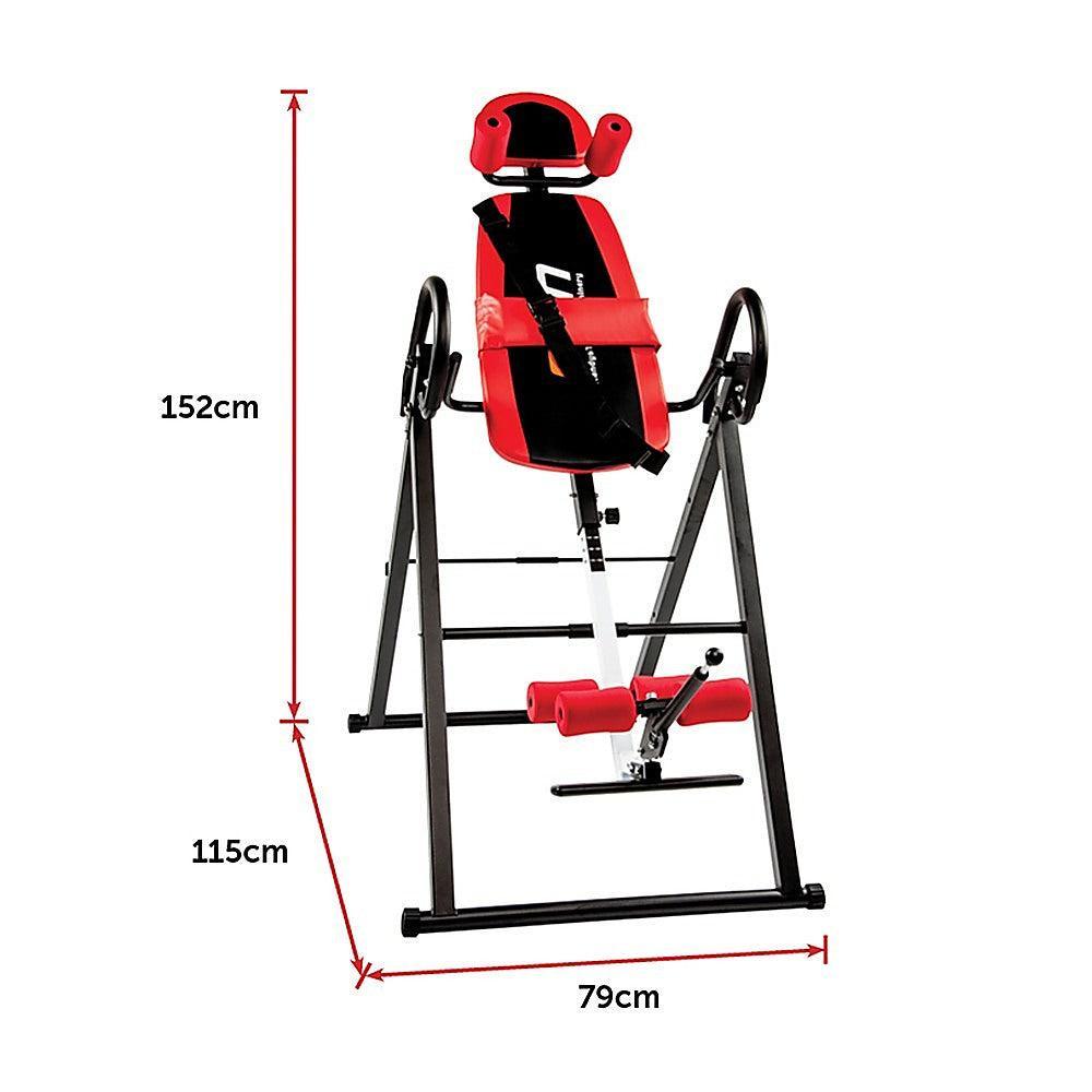 Inversion Table Gravity Stretcher Inverter Foldable Home Fitness Gym - John Cootes