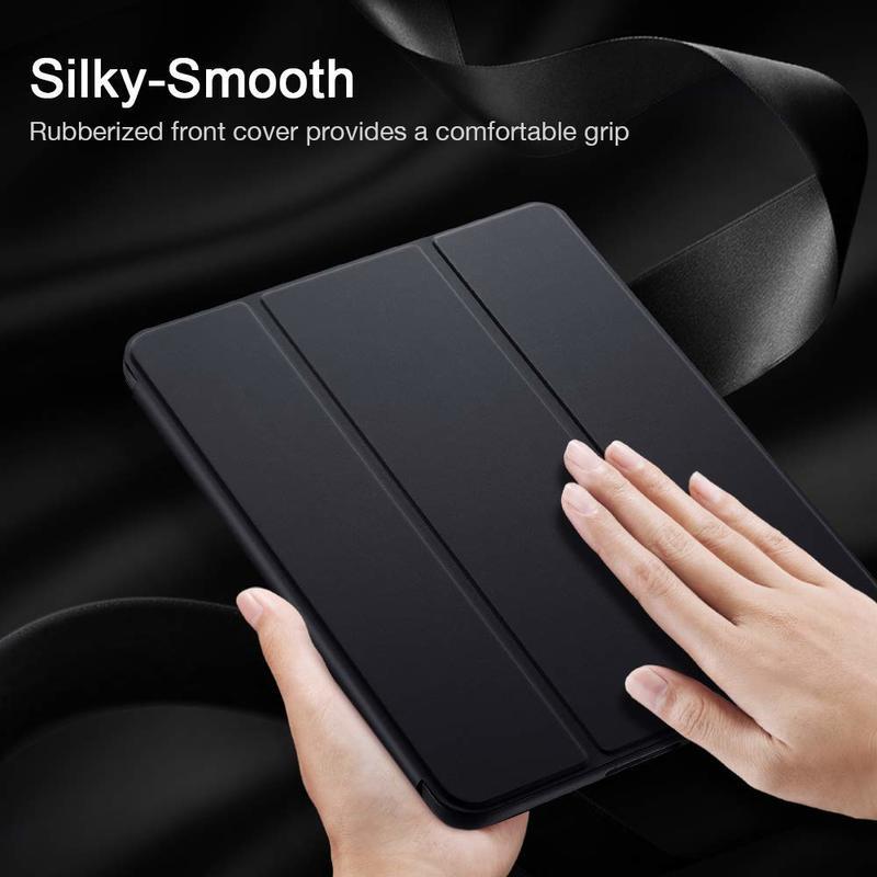 IPad 10.2 2019 7th Pencil Holder Slim Smart TPU Soft Edge Case Black - John Cootes