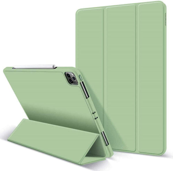iPad Pro 11 Inch 2020 Soft Tpu Smart Premium Case Auto Sleep Wake Stand Cover Pencil holder Green - John Cootes