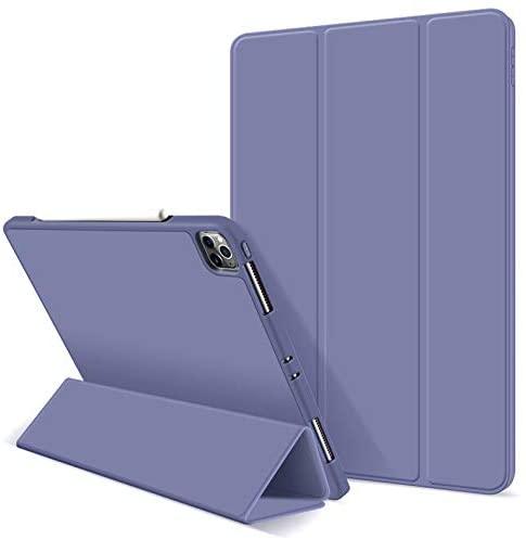 iPad Pro 11 Inch 2020 Soft Tpu Smart Premium Case Auto Sleep Wake Stand Cover Pencil holder Purple - John Cootes