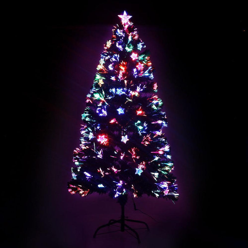 Jingle Jollys 1.2M 4FT LED Christmas Tree Xmas Optic Fiber Multi Colour Lights - John Cootes