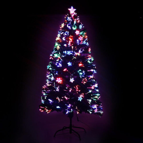 Jingle Jollys 1.5M 5FT LED Christmas Tree Xmas Optic Fiber Multi Colour Lights - John Cootes