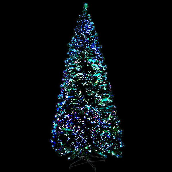 Jingle Jollys 1.8M 6FT LED Christmas Tree Optic Fiber Xmas Multi Colour Lights - John Cootes