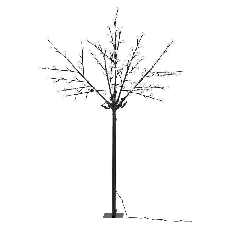 Jingle Jollys 1.8M LED Christmas Tree Blossom Twig Optic Fiber Cold White - John Cootes