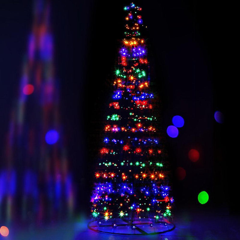 Jingle Jollys 3M LED Christmas Tree Lights 330 LED Xmas Multi Colour Optic Fiber - John Cootes