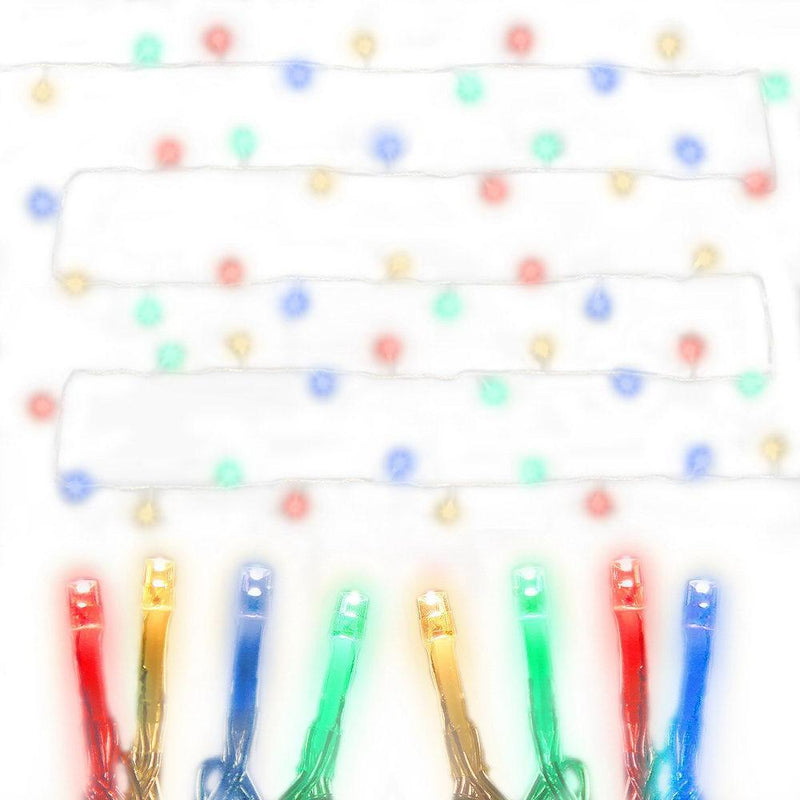 Jingle Jollys 50M Christmas String Lights 500LED Multi Colour - John Cootes