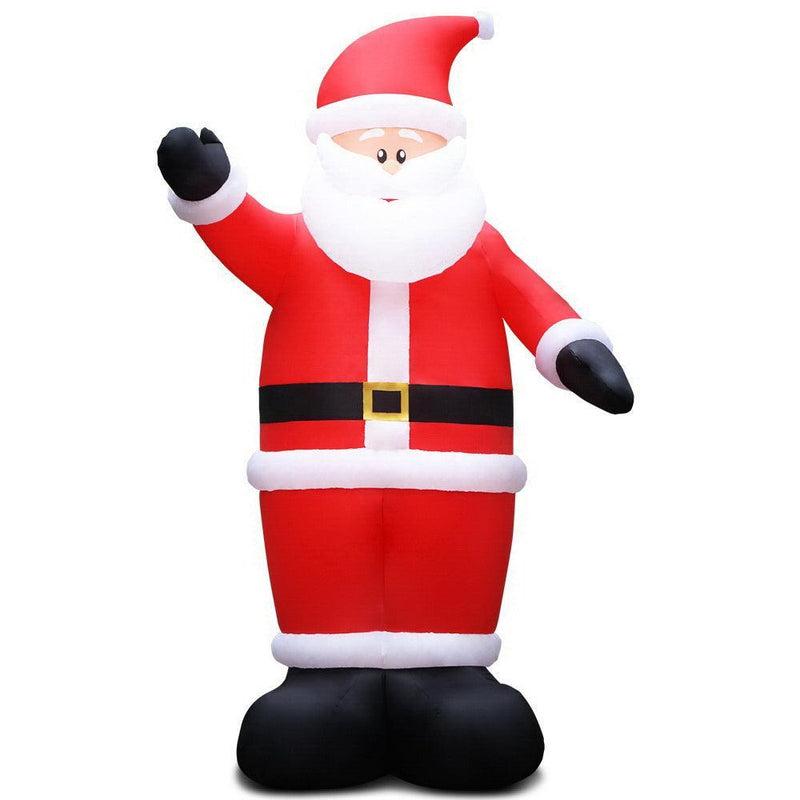 Jingle Jollys 5M Christmas Inflatable Santa Decorations Outdoor Air-Power Light - John Cootes