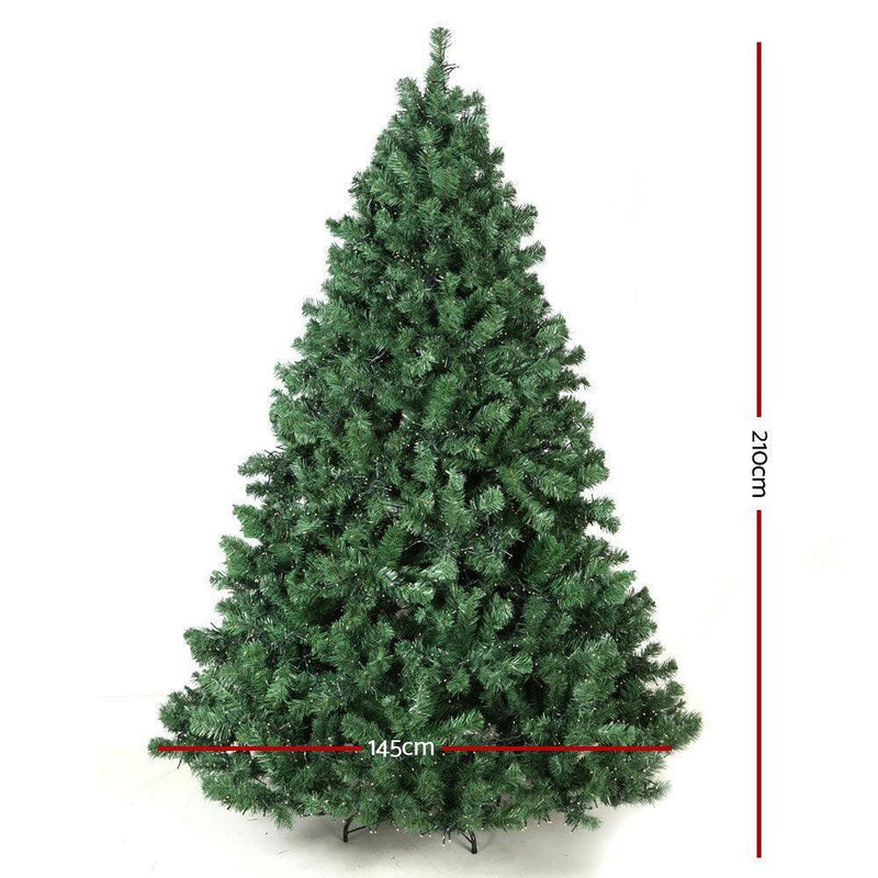 Jingle Jollys 7FT Christmas Tree with LED Lights - Warm White - John Cootes