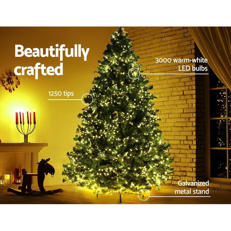 Jingle Jollys 7FT Christmas Tree with LED Lights - Warm White - John Cootes