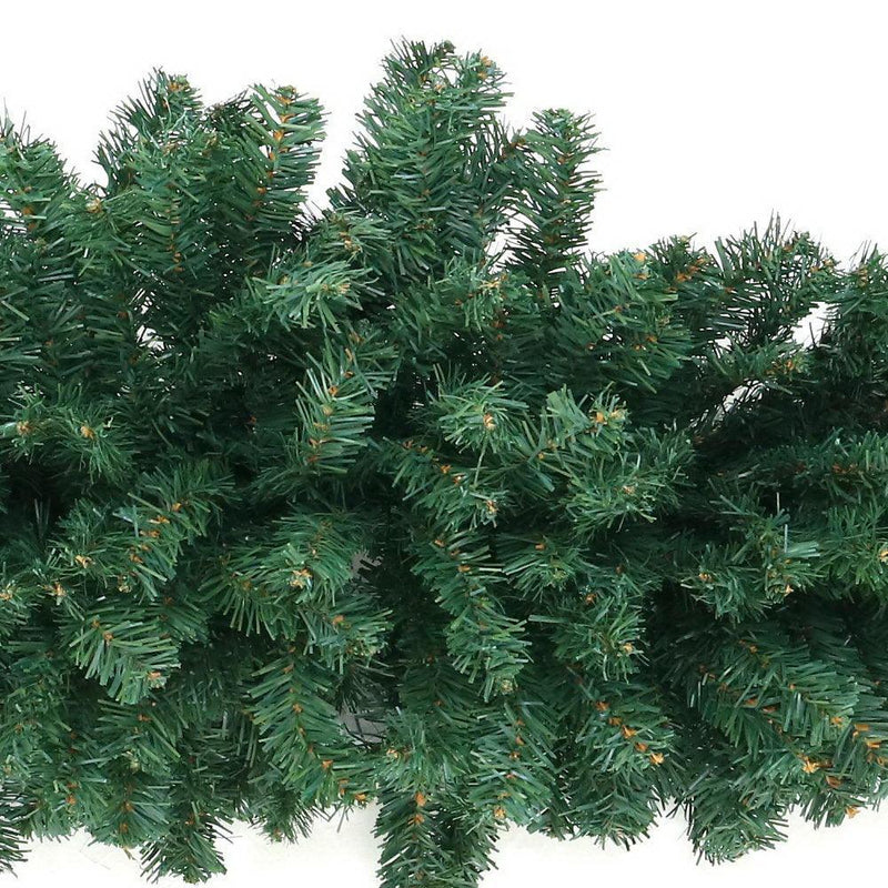 Jingle Jollys Christmas Garland 2.4M Xmas Tree Decoration Green - John Cootes