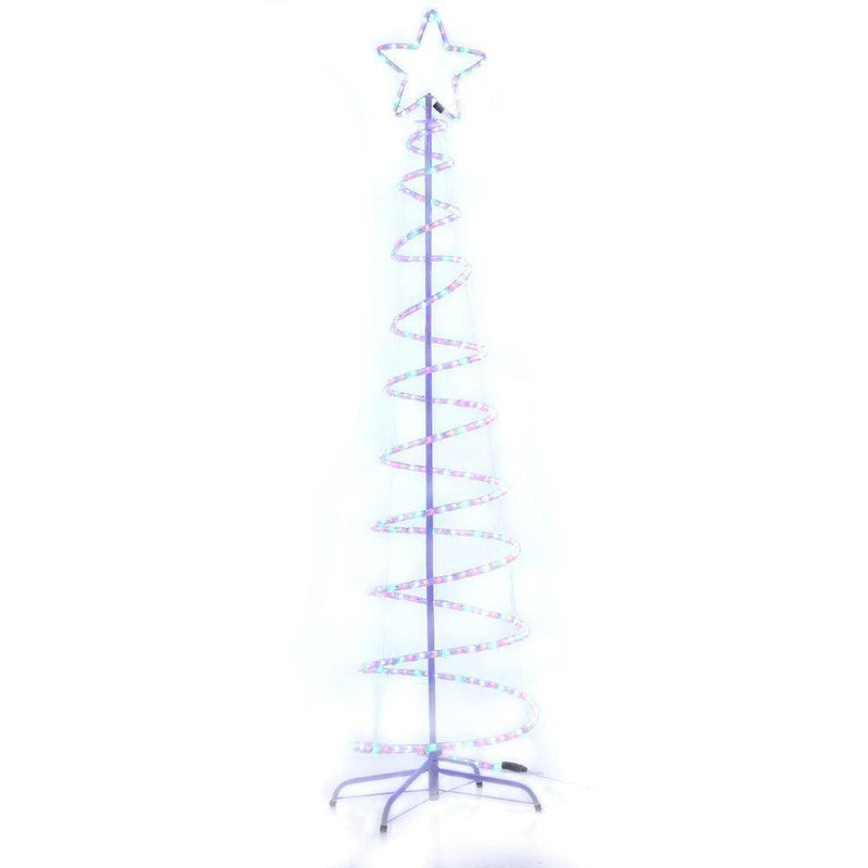 Jingle Jollys Christmas LED Motif Light 1.88M Tree Waterproof Colourful - John Cootes