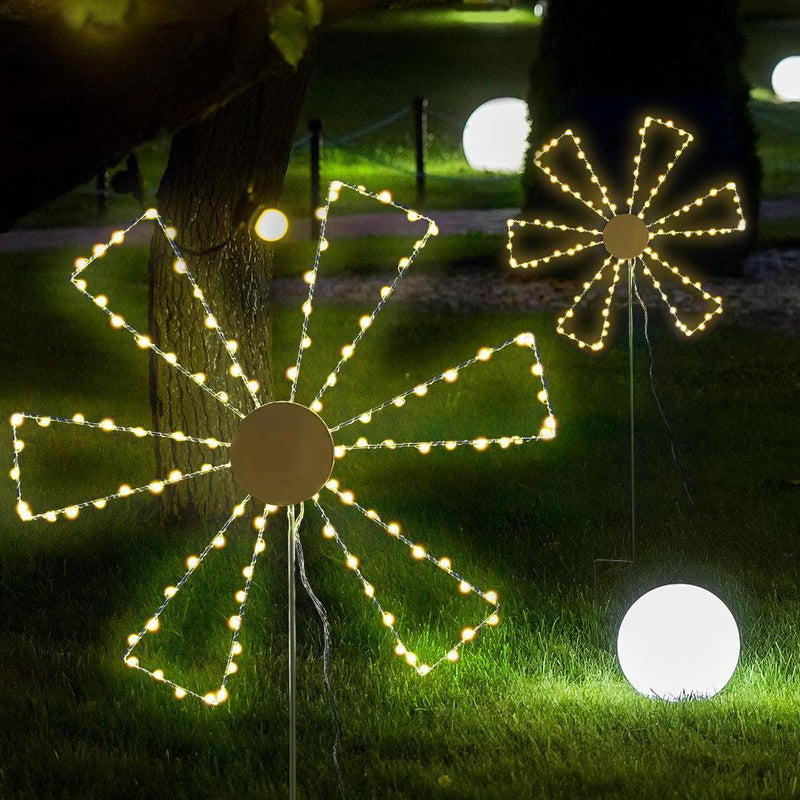 Jingle Jollys Christmas Motif Lights LED Spinner Windmill Waterproof Outdoor - John Cootes