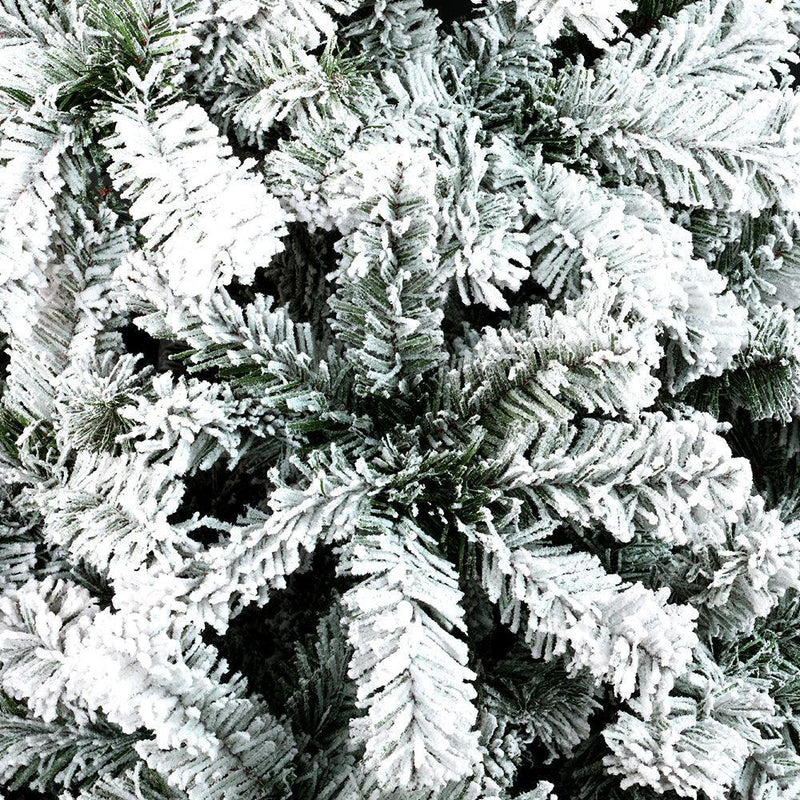 Jingle Jollys Christmas Tree 1.8M Xmas Trees Decorations Snowy 520 Tips - John Cootes