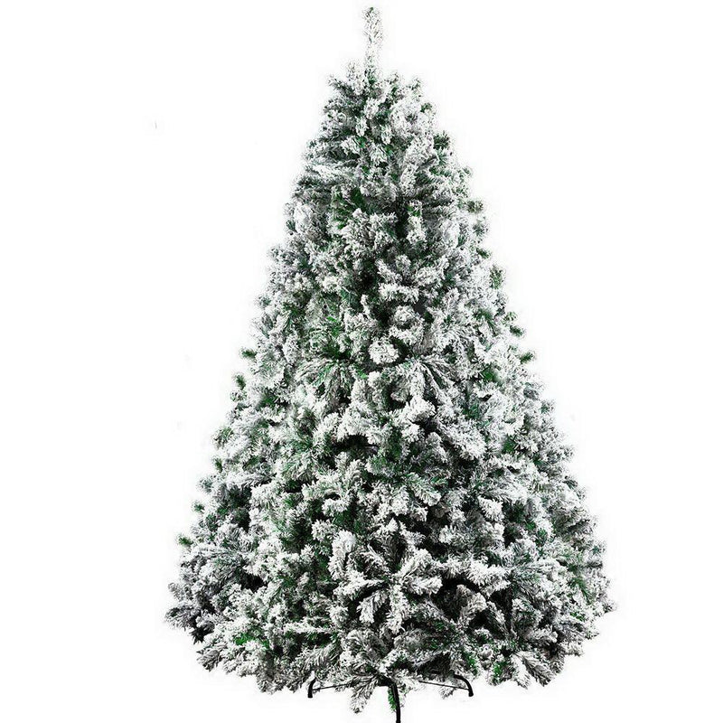 Jingle Jollys Christmas Tree 2.1M 7FT Xmas Decorations Snow Home Decor 1106 Tips - John Cootes