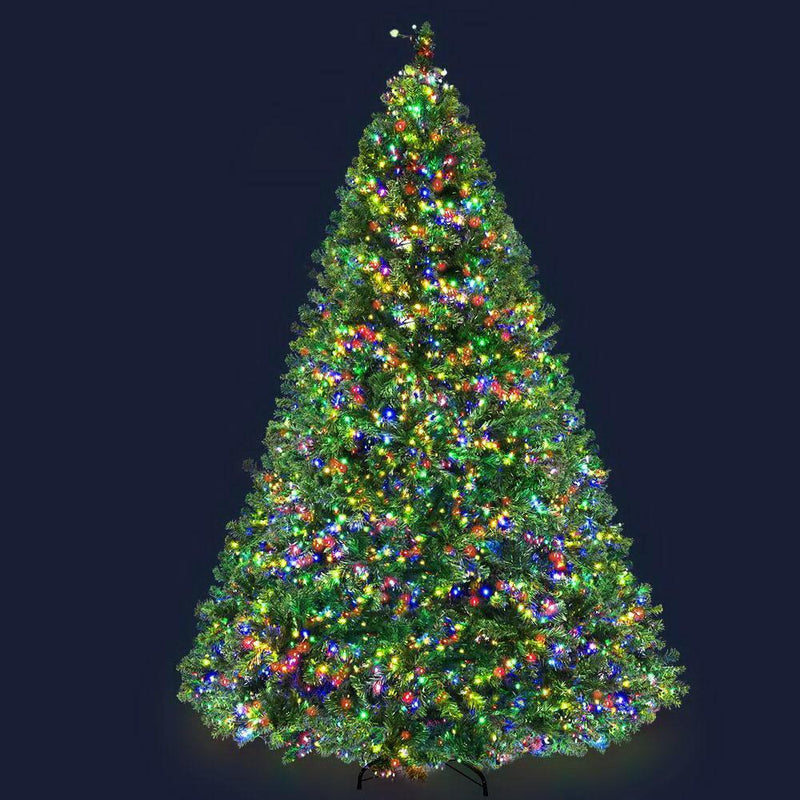 Jingle Jollys Christmas Tree LED 2.4M 8FT Xmas Decorations Green Home Decor - John Cootes