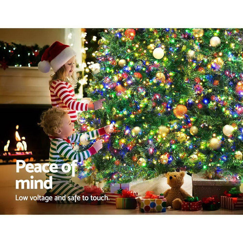 Jingle Jollys Christmas Tree LED 2.4M 8FT Xmas Decorations Green Home Decor - John Cootes