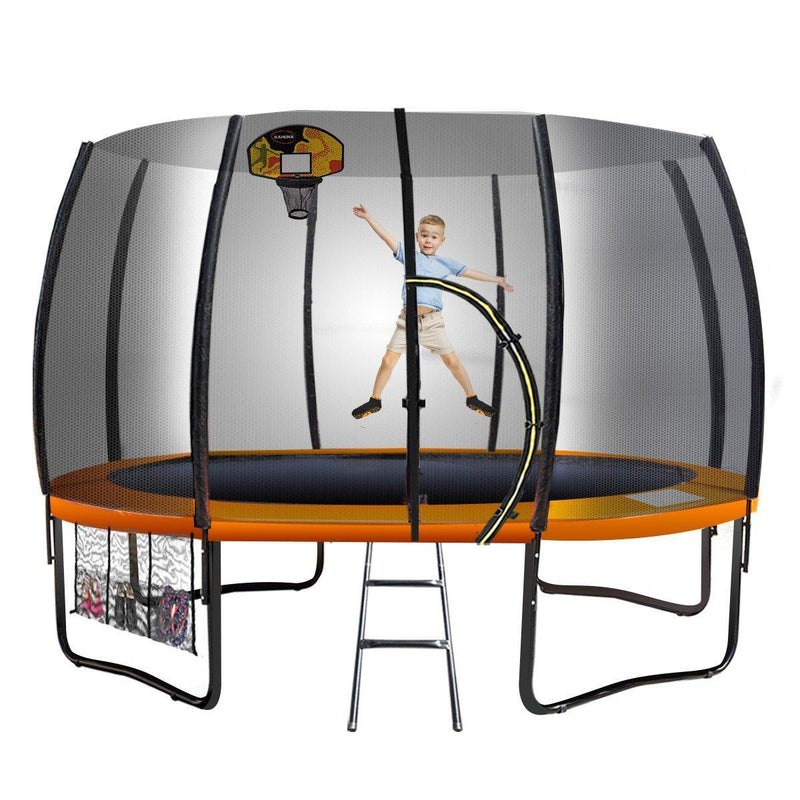 Kahuna 10ft Springless Trampoline with Basketball Set - John Cootes