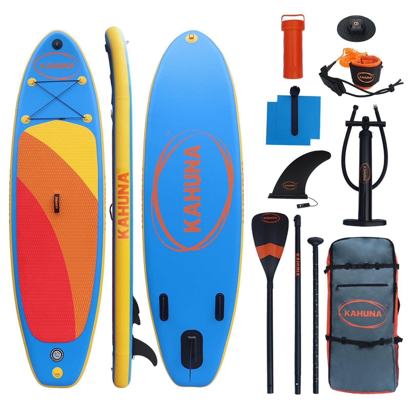 Kahuna Hana Inflatable Stand Up Paddle Board 10FT w/ iSUP Accessories - John Cootes